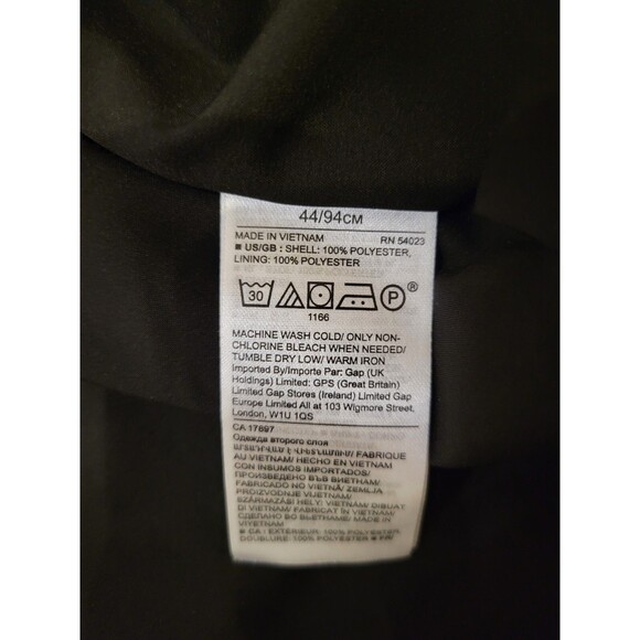 Banana Republic Size 8 Floral Maxi Wrap Dress Hi-low Long Sleeve Dark Fairy - Picture 15 of 16